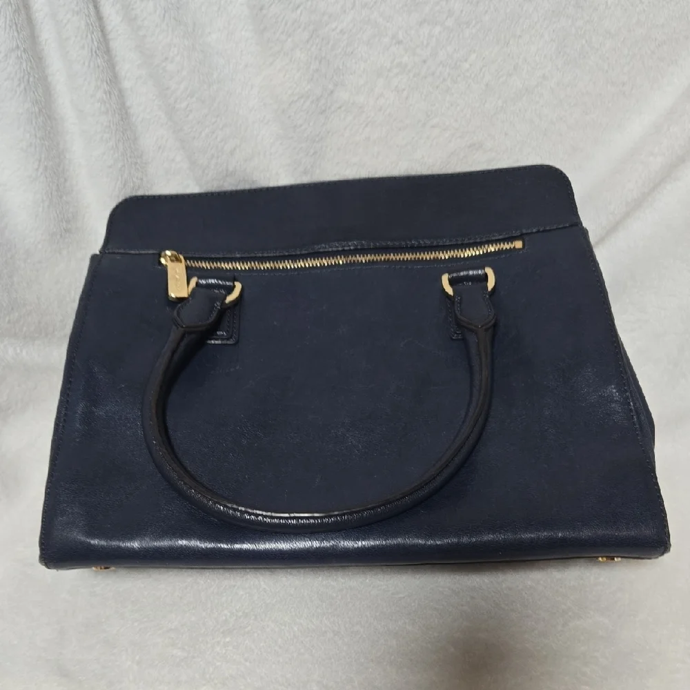 Michael Kors Vintage Satchel Gold MK HDWR Classic Elegance SOFT Leather